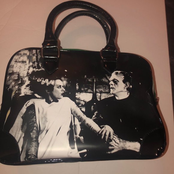 rock rebel bride of frankenstein purse